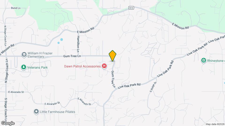 2555 Gum Tree Ln Mapa y Detalles de la Ubicación