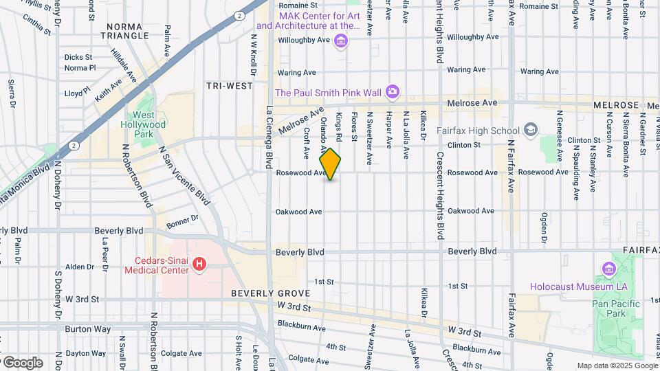 446 Orlando Ave Map and Location Details