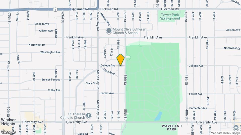 1539 56th St Map and Location Details