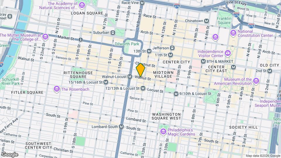 1314 Walnut St Map and Location Details