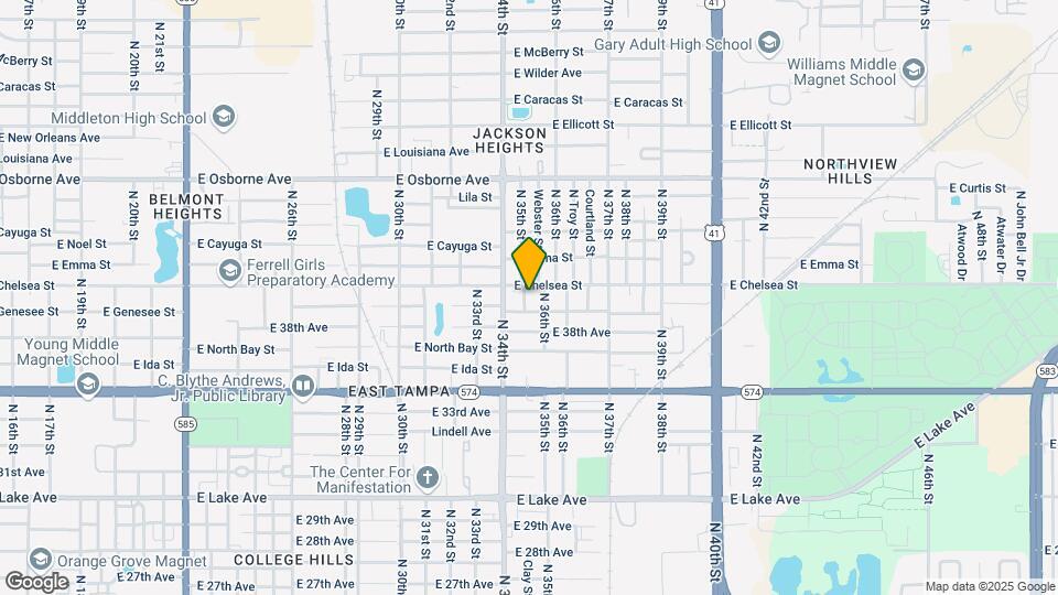 4313 N 35th St Map and Location Details