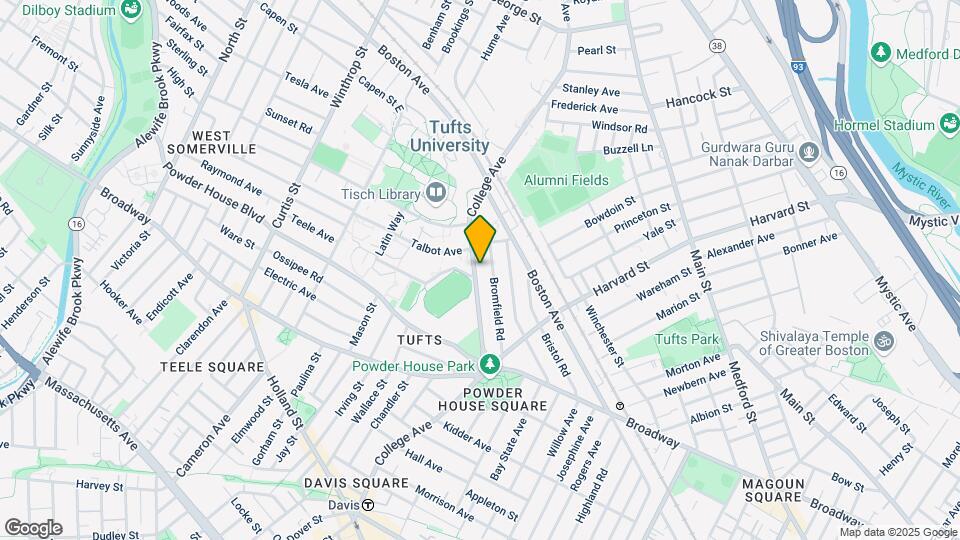 201 College Ave Mapa y Detalles de la Ubicación