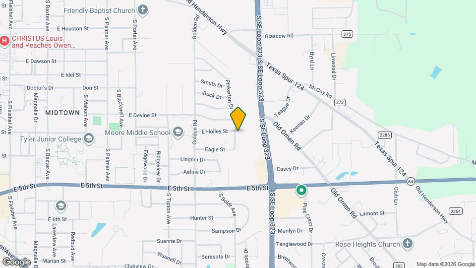 1106 Pinkerton Dr Map and Location Details