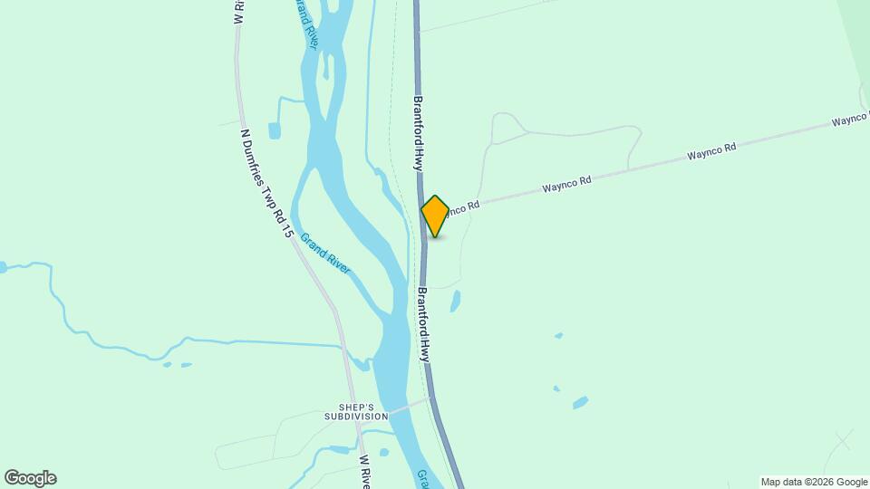 1253 Brantford Hwy Map and Location Details
