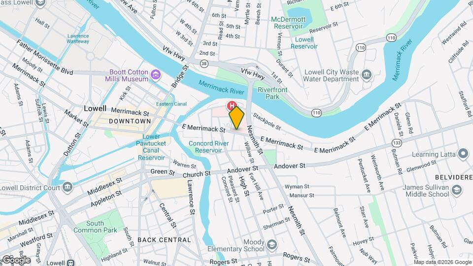 281 E Merrimack St Map and Location Details
