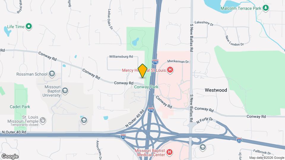 12305 Conway Rd Mapa y Detalles de la Ubicación