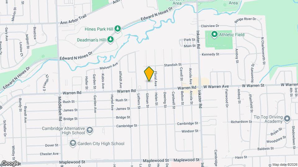 7286 Gilman St Map and Location Details