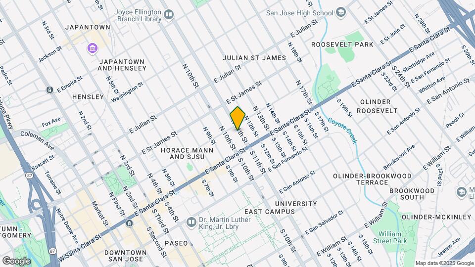 65 N 11th St Map and Location Details