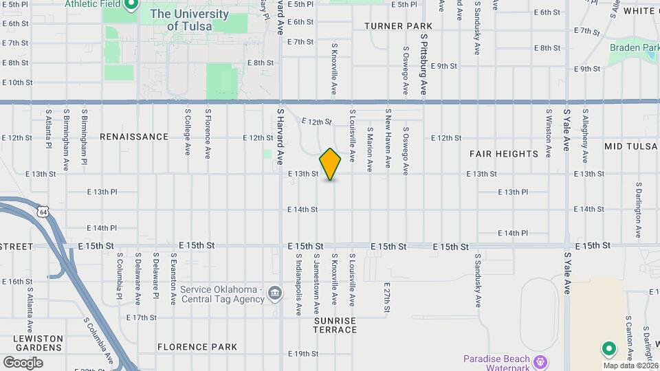1316 S Knoxville Ave Map and Location Details