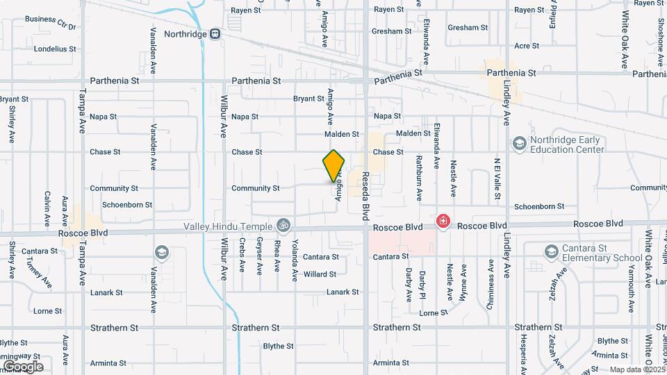 18556 Community St Map and Location Details