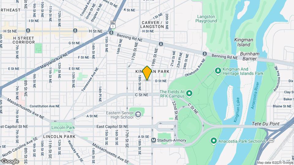 1823 D St NE Map and Location Details