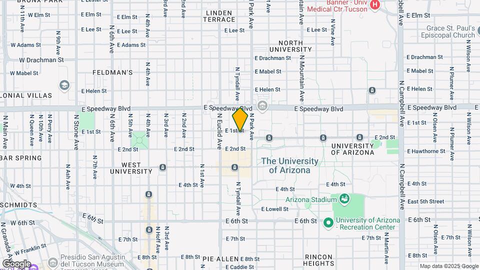 Aspire Tucson: Off-Campus Student Housing Map and Location Details