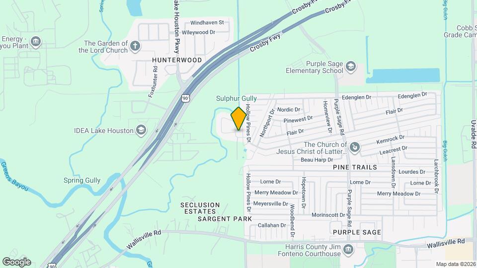 13843 Northlake Dr Map and Location Details