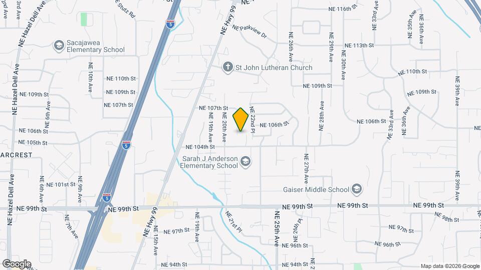 10419 NE 21st Ct Map and Location Details
