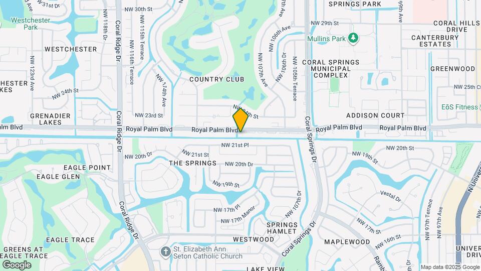 10930 Royal Palm Blvd Map and Location Details