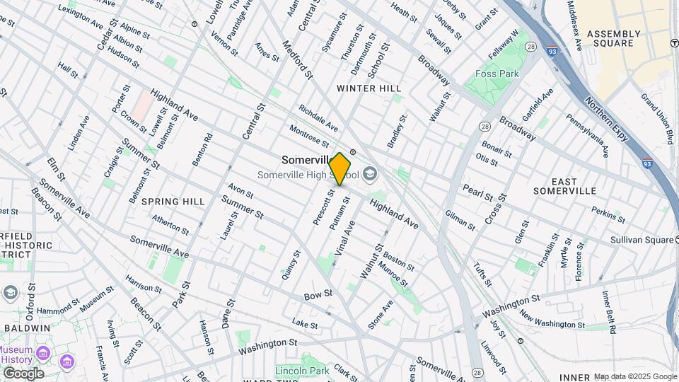 80 Highland Ave-Unit -Apt 203 Map and Location Details