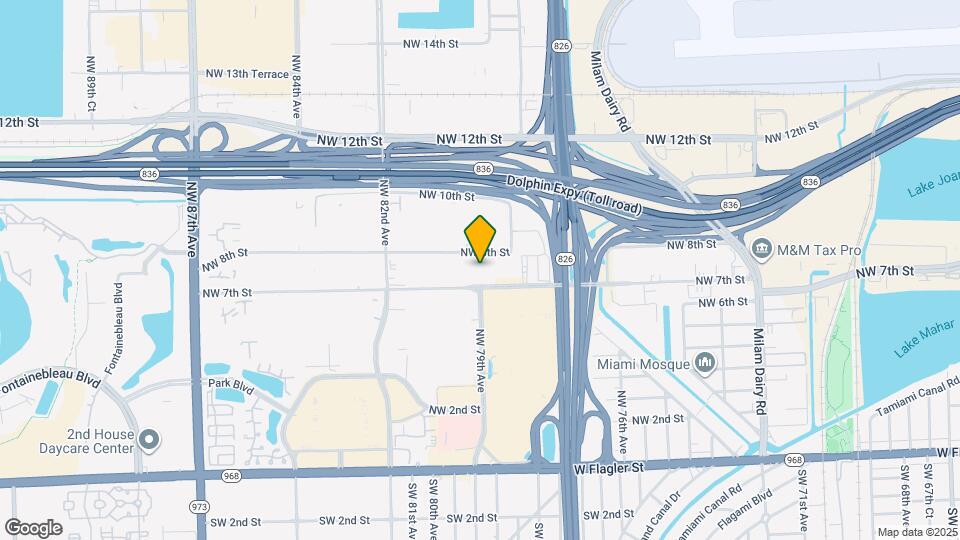 8001 NW 7th St Map and Location Details