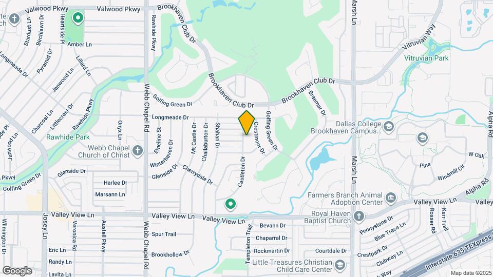 13506 Castleton Dr Map and Location Details