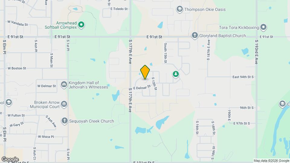 1212 East Canton St S Map and Location Details