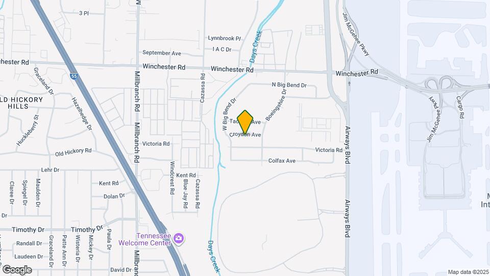 1961 Croydon Ave Map and Location Details