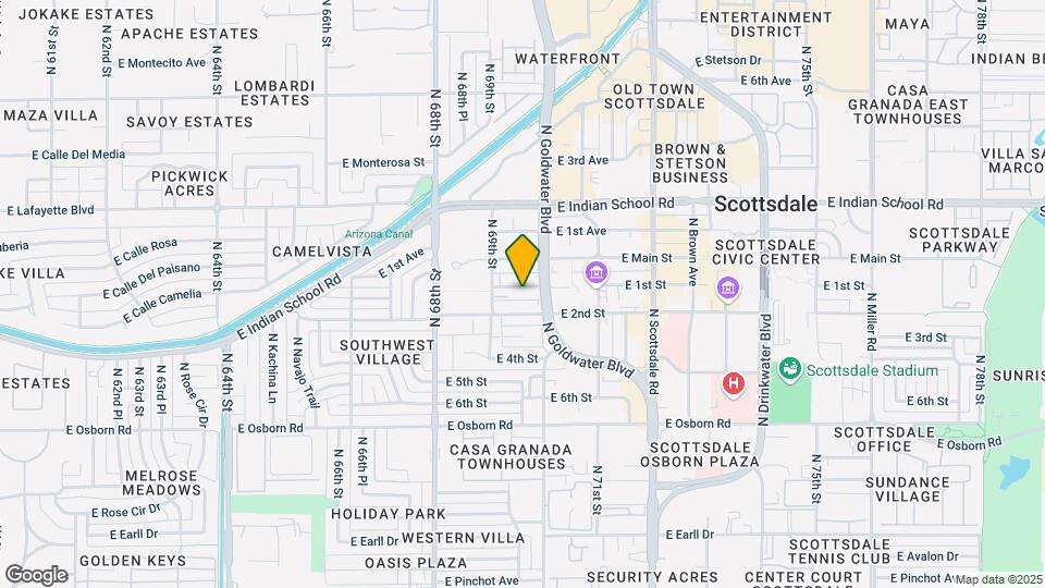 6933 E 1st St Map and Location Details