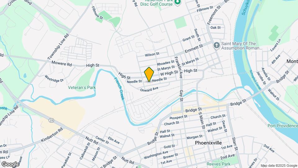 547 Vanderslice St Map and Location Details