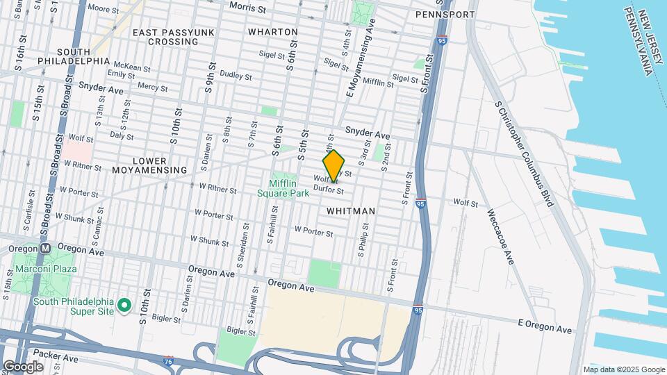 347 Durfor St Mapa y Detalles de la Ubicación