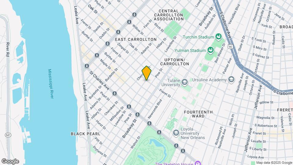 7326 Freret St Map and Location Details