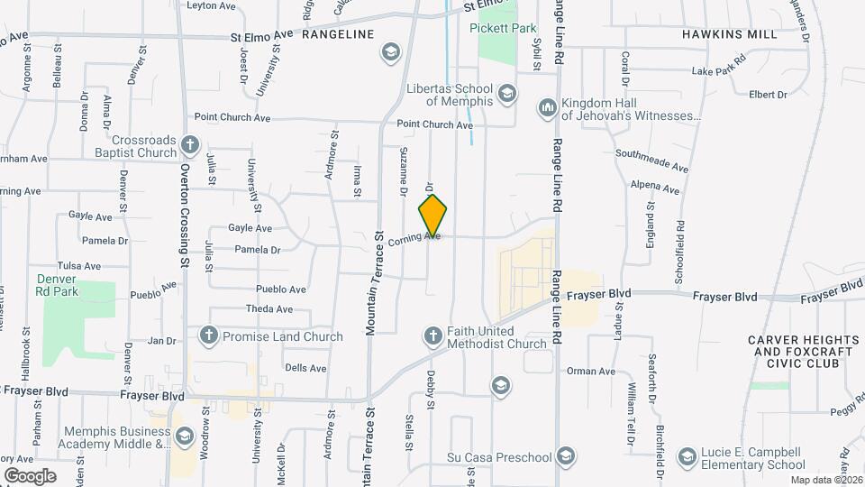 3576 Debby Dr Map and Location Details