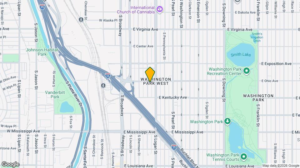 808 S Grant St Mapa y Detalles de la Ubicación