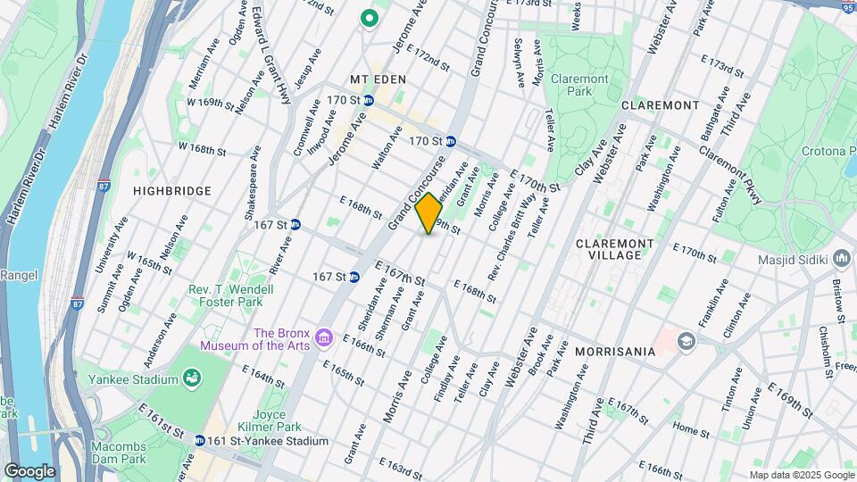 1254 Sherman Ave Mapa y Detalles de la Ubicación