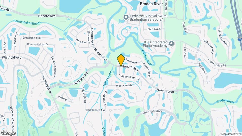 6505 Copper Ridge Trail Map and Location Details