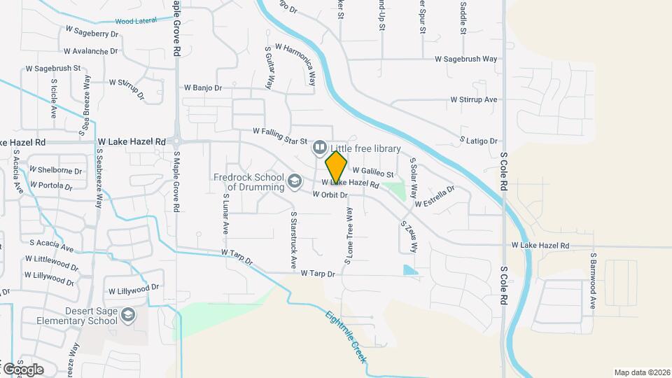 8222 W Orbit Dr Map and Location Details