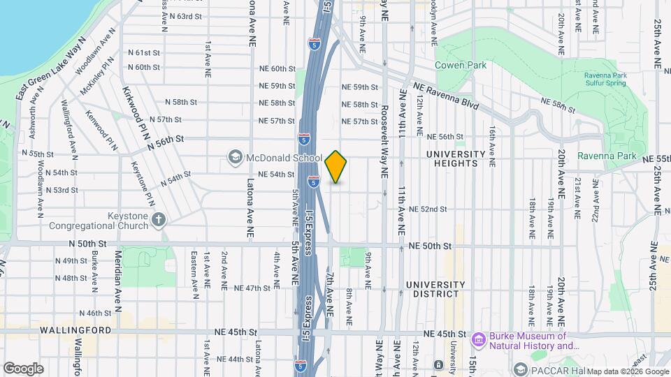 704 NE 53rd St Map and Location Details