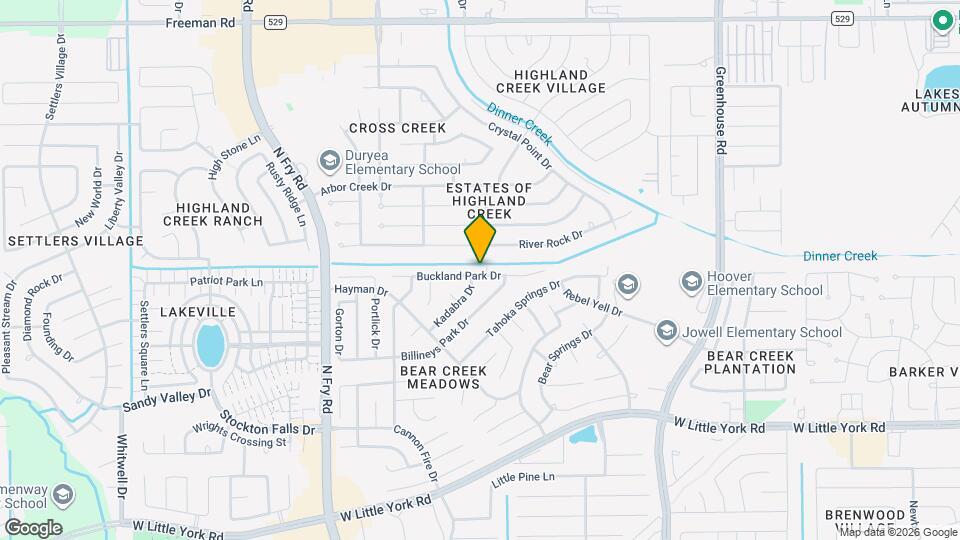 19530 Buckland Park Dr Map and Location Details