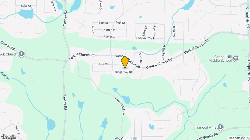 4930 Springbrook Dr Map and Location Details