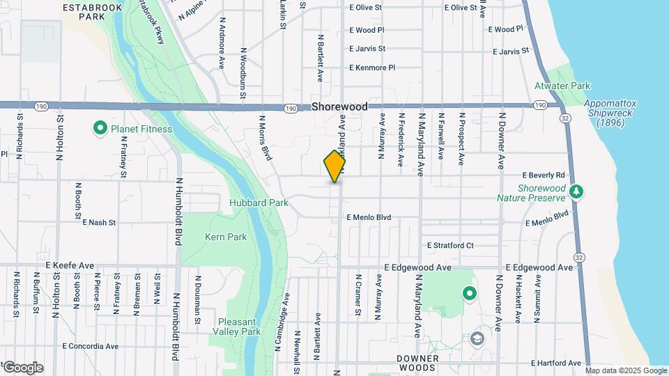 3715 N Oakland Ave, Unit 4 Map and Location Details