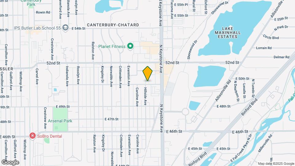 5101 Hillside Ave Mapa y Detalles de la Ubicación