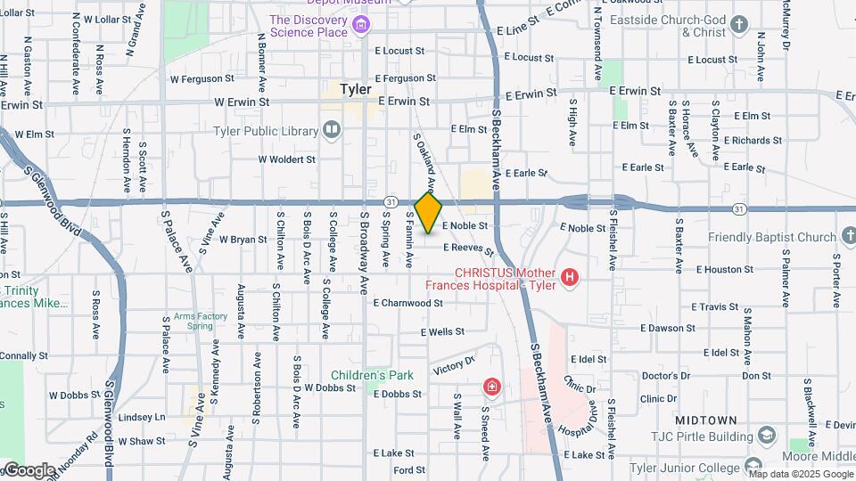 316 E Reeves St Map and Location Details