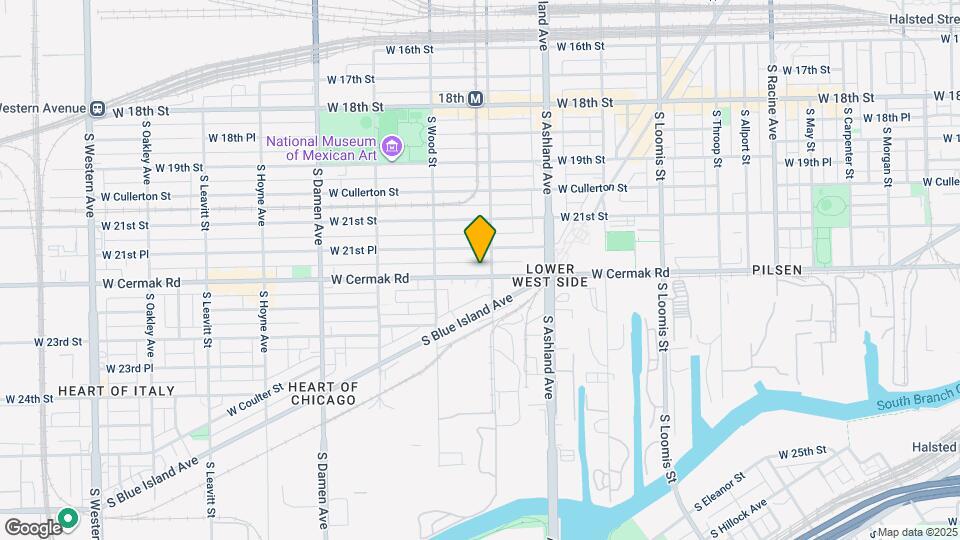 1708 W Cermak Rd Map and Location Details