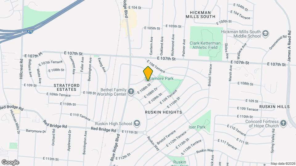 7208 E 108th St Map and Location Details