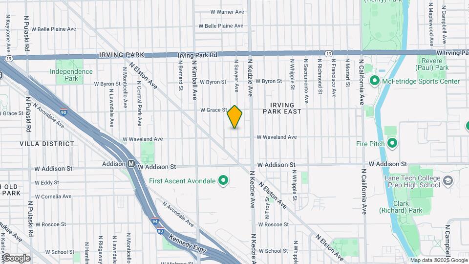 3708 N Sawyer Ave, Unit 4W Map and Location Details