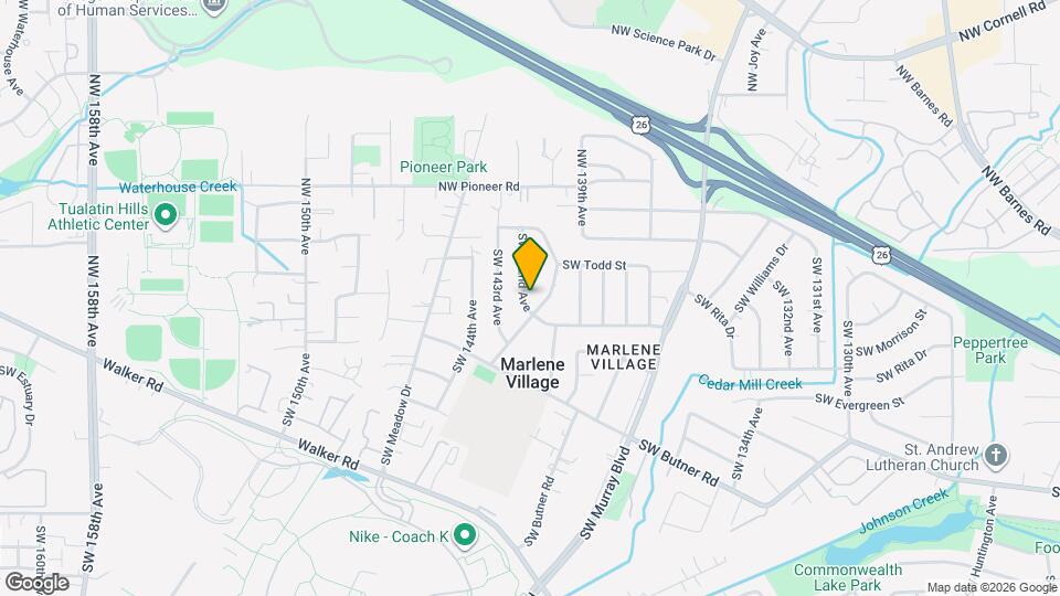 210 SW 142nd Ave Map and Location Details