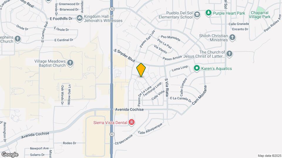 4410 Buena Loma Way Map and Location Details