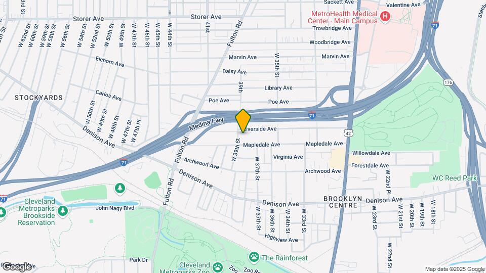 3643 W 39th St Map and Location Details