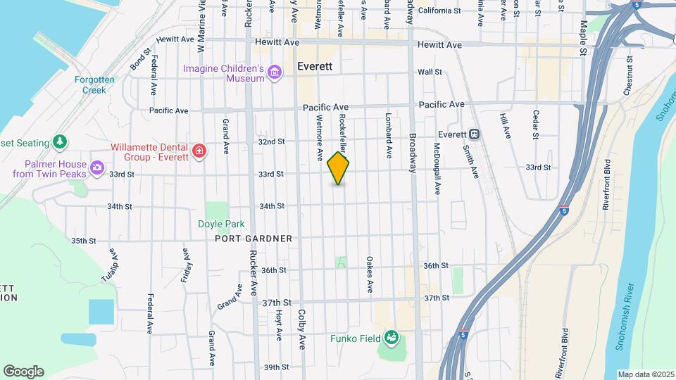 3318 Rockefeller Ave Map and Location Details