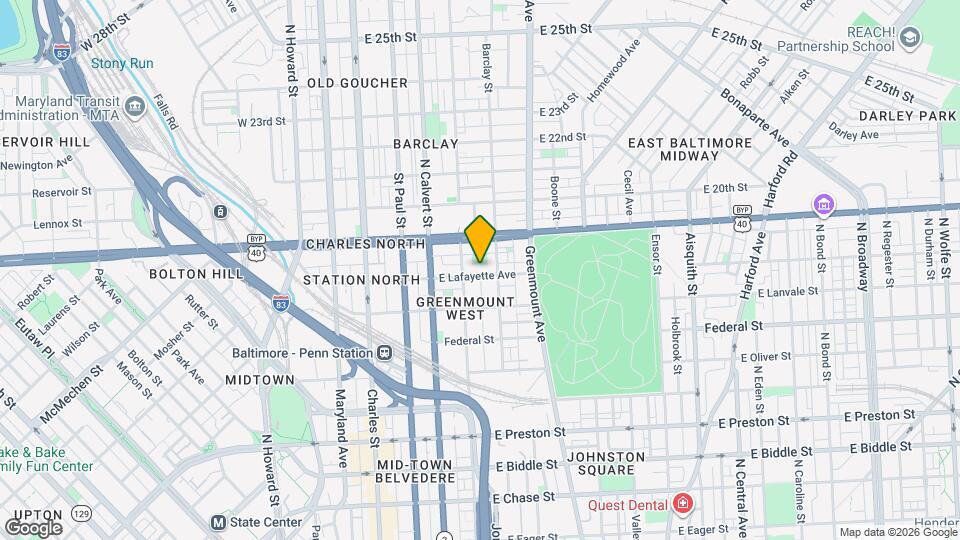 310 E Lafayette Ave Map and Location Details