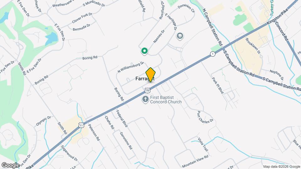 11630 S Williamsburg Dr Map and Location Details