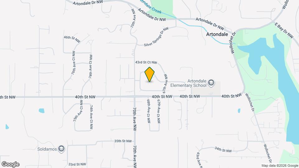 4104 68th Ave NW Map and Location Details