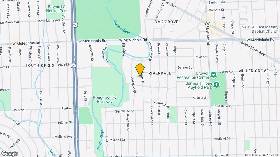 16555 W Parkway St Map and Location Details
